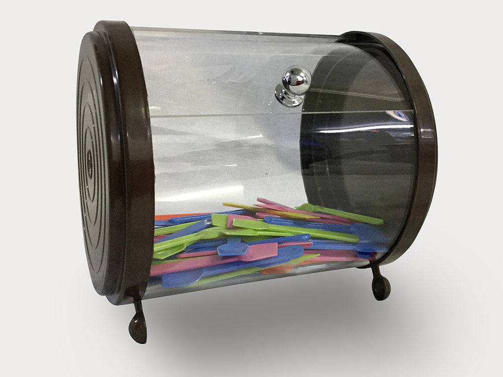 Brown Plastic Spoon Barrel