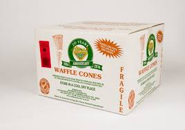 Flat Top Waffle cones size B - 288